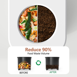 Trong nhà nhà sử dụng thông minh Countertop <span class=keywords><strong>compost</strong></span> bin tiếng ồn thấp auto-làm sạch composter máy chất thải thực phẩm vào phân bón - Product Image 5