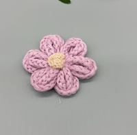 ZSY personnalisé crochet fleur patch mariée applique à la main crochet bricolage coloré Applique 3D fleur maison mariage décoration