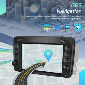 <span class=keywords><strong>Autoradio</strong></span> Podofo Android 4 + 64G 7 ''sans fil Carplay Android Auto GPS Wifi FM RDS pour Benz/CLK/W209/E-W210/Clase C/W203/SLK/W170 - Product Image 3