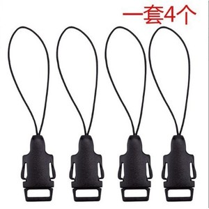 Ensemble de 4 boucles adaptatrices pour sangle d'appareil photo, style utilitaire professionnel, en matériau Pu, pour accessoires de sangle d'appareil photo - Product Image 1