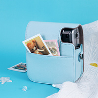 Instax Mini Fuji Films étui pour appareil photo sac en cuir PU sac pour appareil photo instantané pour Fujifilm Instax Mini40