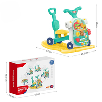 Marche-bébé multifonctionnel, fournitures et produits pour apprendre à marcher, 5 en 1, voiture à bascule à manivelle, poussette pour bébé
