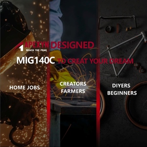 APEXYN 2026 Nuevas Soldadoras MIG MIG-140C 110V/220V Sin Gas/MMA/TIG con Control Sinérgico 3 en 1, Máquina de <span class=keywords><strong>Soldar</strong></span> con Hilo Tubular MIG - Product Image 6