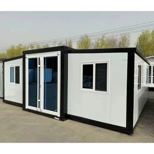 Hiện đại sang trọng 4 phòng ngủ 1 PHÒNG TẮM mở rộng prefab nhà 20- 40ft vận chuyển <span class=keywords><strong>container</strong></span> thép gấp <span class=keywords><strong>container</strong></span> bánh sandwich Bảng điều chỉnh - Product Image 5