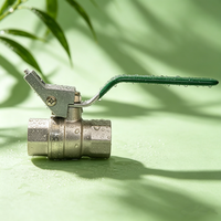 Vanne à boisseau sphérique en laiton verrouillable certifiée CE, 1/2 pouce, filetage femelle, pleine passée, haute pression 1,6 MPa, avec joint PTFE, pour contrôle d'eau, OEM, usage domestique et industriel