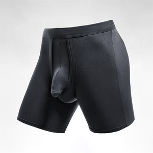 Ropa Interior Masculina Personalizada para Negocios, Calzoncillos <span class=keywords><strong>Boxer</strong></span> con Bolsa Separada, Cintura Media, Cómodos y Elásticos, de Modal, para <span class=keywords><strong>Caballero</strong></span> - Product Image 6
