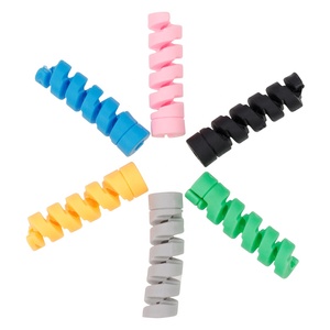 Organizzatore in Silicone per <span class=keywords><strong>Cavi</strong></span>, Protezione a Spirale in Gomma per <span class=keywords><strong>Cavi</strong></span> di Ricarica USB per iPhone e Telefoni - Product Image 1