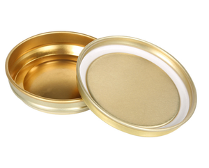 food grade manufacturer wholesale 15ml Caviar Small Mini metal tin box With twist off Tin Lids for Caviar packaging