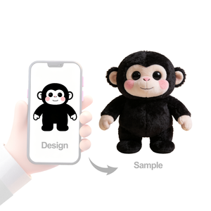 Juguetes de Peluche de Gorila de Alta Calidad, Resistentes, Personalizados, de Algodón PP, para Aliviar el Estrés, con Certificación CE, CPC, OEM y ODM - Product Image 1
