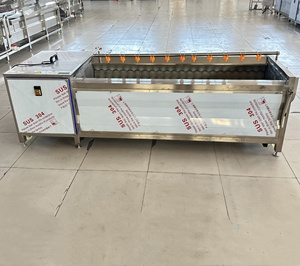 Máquina Peladora de Frutas y Verduras de Acero Inoxidable 304 de Alta Calidad, Rodillo Cepillador para Patatas y Jengibre, Herramienta de Limpieza Superior - Product Image 4