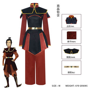 Anime <span class=keywords><strong>Avatar</strong></span> l'ultimo Airbender Katara Fire Nation Aang Cosplay Costume per donne adulte Halloween carnevale vestiti di alta qualità - Product Image 6