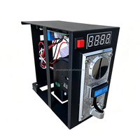 Minuteur DC12V avec accepteur de pièces multiples, boîtier métallique de contrôle du temps pour fauteuil de massage communautaire, distributeur automatique et jeu d'arcade