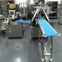 Diviseur de pâte à brioches et hamburgers électrique automatique, machine à arrondir et à fabriquer pour les boulangeries, état neuf pour les farines