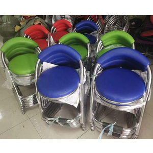 Metal <strong>Stool</strong> with High Leg and Leather Seat bar Chair Modern Counter <strong>Hight</strong> <strong>Stools</strong> for Home bar - Product Image 2
