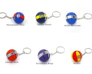 LLavero de balón de fútbol de buena calidad, Mini modelo de patines, soporte para fanáticos del baloncesto - Product Image 2