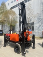 Pneu Hydraulique Forage Forage Rig Machine Remorque Tracteur Camion Monté Eau Puits Forage Prix À Vendre