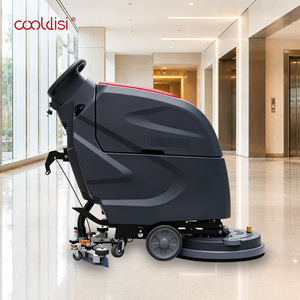 Industrial <b>Walk</b> Behind Floor Scrubber Dryer 100Ah Battery Powered Cleaning <b>Machine</b> for Factory Warehouse - Product Image 1