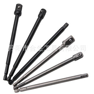 Juego de varillas adaptadoras de vástago hexagonal extendido Mr Drill, 150 mm, acero al carbono, 3 piezas, para destornilladores neumáticos eléctricos - Product Image 2