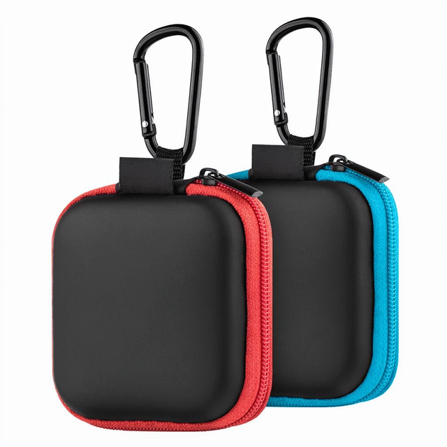 Wholesale Multifunctional Square and Round Earbuds EVA Wired Headphone Pouch Phone Accessories Zipper Wireless Headphone Case