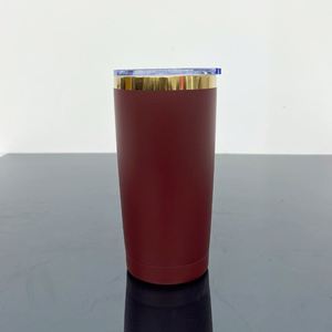 Vente en gros de gobelets à café plaqués or miroir de 20 oz, logo personnalisé, gobelet de 20 oz avec couvercle coulissant - Product Image 2