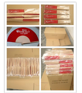 Ventagli Pieghevoli in Legno Personalizzabili Classici 23cm 16.5cm per Asporto - Product Image 6