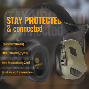 <span class=keywords><strong>Casque</strong></span> de protection auditive électronique NRR22 <span class=keywords><strong>pour</strong></span> la chasse et le tir, équipement de protection personnelle tactique - Product Image 3