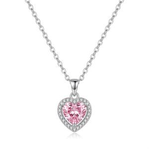 Korean Style Ladies Heart Pendant Necklace Fashion Designer Sweet Collarbone <b>Chain</b> Choker Necklace for Women Jewelry - Product Image 1