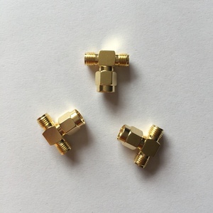 Đôi SMA nữ t Loại RF Coax kết nối 3 cách Splitter RF SMA Nam/Nữ/Nữ TEE adapter, t Loại SMA Nam để 2 - Product Image 4