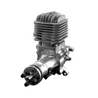 Moteur à essence RC DLA32 32cc 3,8 CV 2 temps avec carter CNC pour pièces d'avions acrobatiques, force de traction élevée de 9 kg