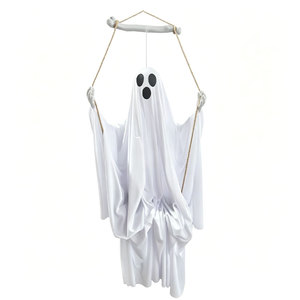 Decoraciones de Silicona Animatrónicas Duraderas para Fiestas de Halloween, Acción de Gracias, Navidad y Año Nuevo, con Diseño de Fantasmas Colgantes para Casas Encantadas - Product Image 6