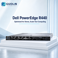 Serveur Dell PowerEdge R440 1U d'occasion reconditionné, entièrement pré-testé pour les tests en laboratoire, les homelabs et les environnements d'apprentissage