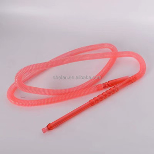 1.8M無臭プラスチック製水ギセルホースガラス口先端ソフトフォームハンドル使い捨てシーシャアクセサリー - Product Image 2