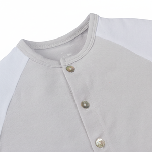 Chemise en modal et élasthanne décontractée pour bébés garçons en gros. Tissu respirant, impression personnalisée et commandes en gros - Product Image 1