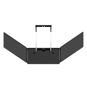 Hot Sales 360 LED <b>Mirror</b> <b>3</b> <b>Way</b> Barber <b>Mirror</b> Adjustable Height With Hook on the Door <b>3</b> Folding Self Hair Cutting <b>Mirror</b> - Product Image 4