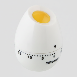 Timer meccanico a forma di uovo allarme a batteria con metallo e materiali plastici aspetto comune - Product Image 2