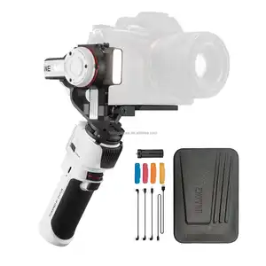 ZHIYUN penstabil kamera genggam M3 Crane S, Stabilizer Gimbal kamera genggam 3-sumbu, kontrol rana Bluetooth untuk kamera Mirrorless, ponsel pintar