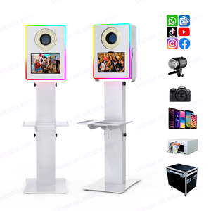 Kiosque de Selfie d'impression instantanée légère de machine de Photomaton de Salsa avec l'étagère d'imprimante - Product Image 1