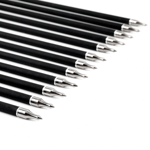 PG1ARCHERY Flèches en carbone de 30 pouces 5.8 "Feather Fletching avec points de champ amovibles Flèche d'entraînement de tir à l'<span class=keywords><strong>arc</strong></span> pour poulies - Product Image 3