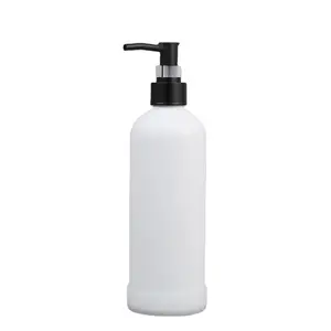 Dagelijkse Persoonlijke Verzorging Pers Schroef Flespomp 500Ml Cosmetische Aluminium Lotion Fles Met Pomp Hoofd Lotion Pomp