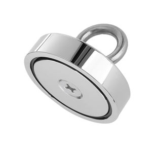 600 Lbs 272 KG Fuerza de tracción Super fuerte N52 Imán de pesca de neodimio con agujero de imán avellanado - Product Image 4