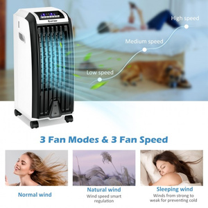 Ostway Portable <b>Air</b> <b>Cooler</b> Tower 80W Evaporative Cooling 3 Speeds Timer Home Office Use AC Powered Plastic Body - Product Image 6