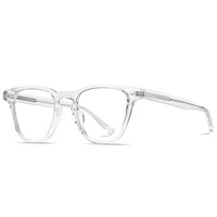 Lunettes de lecture anti-lumière bleue solides en TR90, mode 2025, unisexe, géométriques, demi-cercle, monture complète, diamant