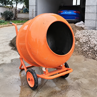 Bétonnière portable manuelle à bascule durable de 200 L, 2,5 kW, pour les projets de construction résidentielle