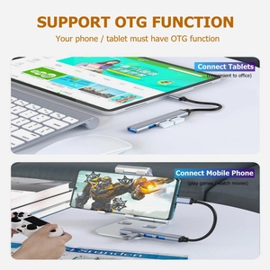 Bộ Chia USB C HUB USB 3.0 Bộ Chia Đa Cổng Loại C 4 Cổng OTG Cho <span class=keywords><strong>Macbook</strong></span> HUB Pro 13 15 Air Mi Pro Phụ Kiện Máy Tính Xách Tay - Product Image 6