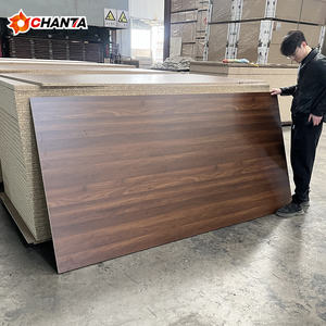 4x8 12mm 18mm 22mm 15mm 25mm高密度ウッドチップボードパネルメラミンラミネート粒子ボード家具 - Product Image 5