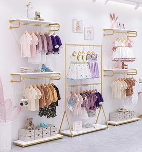 Diseño de Interiores <span class=keywords><strong>para</strong></span> <span class=keywords><strong>Tienda</strong></span> de Ropa Infantil de Moda, Estantes de Exhibición de Ropa Infantil Personalizados, Exhibidores de Ropa Infantil - Product Image 2