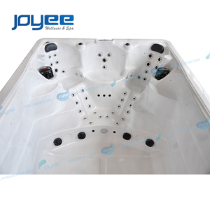 JOYEE-piscina sin fin para exteriores, balboa americano y australiano de 4m, 6, 8 y 10 personas, spa de natación de doble zona con cubierta - Product Image 5