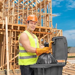 CFC Wholesale Black Disposable Plastic 55-60 Gallon Contractor Trash Bags 3.0 Mil Large Black Heavy Duty Garbage Bags - Product Image 6