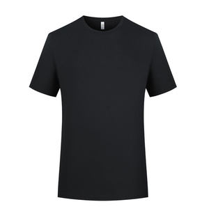 Promotional T-Shirt Solid Color Polyester Round Neck Short Sleeve Leisure Wear Fresh <b>Mint</b> <b>White</b> - Product Image 3