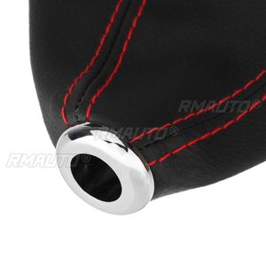 Universal PU Leather Gear Shift Collars Shift Lever Knob <b>Boot</b> <b>Cover</b> Car Manual Gear Shift Knob Gaiter <b>Boot</b> Dust <b>Cover</b> - Product Image 4